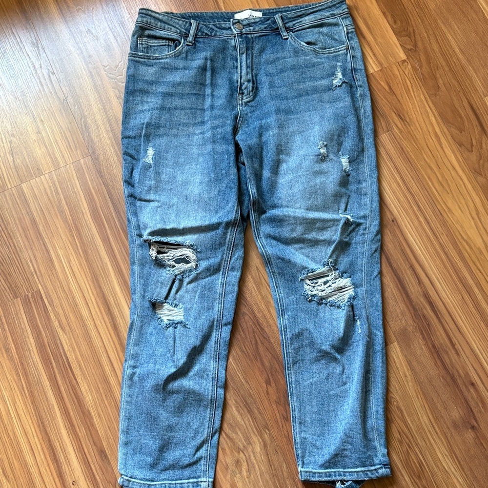 Vervet Casual Blue Boyfriend Jeans for Women